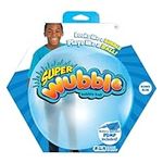 Wubble Super Bubble Ball - Blue (With Pump) | Looks Like a Bubble, Plays Like a Ball! | Inflates to 80cm Tall | Outdoor Garden Toys | Ages 6+ | Packaging may Vary