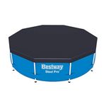 Bestway BW58036 10 feet Steel Frame Swimming Pool Cover - Blue