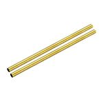 uxcell Brass Tube, 6mm OD 0.2mm Wall Thickness 150mm Length Round Pipe Tubing for Industry, DIY Projects 2 Pcs