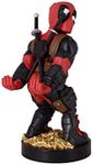 Cable Guys - Deadpool Rearview Marvel Gaming Accessories Holder & Phone Holder for Most Controller (Xbox, Play Station, Nintendo Switch) & Phone