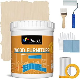 DWIL Acrylic Wood Paint for Furniture - Semi-Gloss Paint Suitable for Wood Surface Renovation, Water-Based All match Paint, Non-Toxic & Odorless, Eco-Friendly & Healthy (32OZ, Amber)