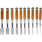 Grizzly G7102 Japanese Chisel, 10-Piece