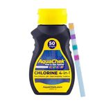 AquaChek 511244A Swimming Pool and Spa Test Strip, Yellow