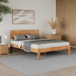 Wakefit Bed | Queen (78 X 60) Solid Wood Bed Without Storage, 3 Year Warranty | - Rico - Midas Gold