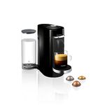 Nespresso VertuoPlus Coffee and Espresso Machine by De'Longhi, Black Matte