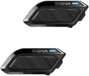 Sena Spider X Slim Mesh Intercom Motorcycle Headset Communicator, Dual Pack