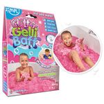 Glitter Gelli Baff Pink from Zimpli Kids, 1 Bath or 6 Play Uses, Magically turns water into thick, glittery goo, Birthday Gifts for Girls Age 3+, Sensory Bath Toy, Fine Motor Skills Toy, Tuff Tray Kit