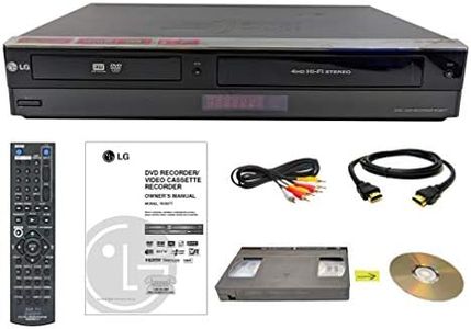 LG VHS to DVD Recorder VCR Combo w/Remote, HDMI