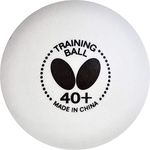 Butterfly 40+ Training Table Tennis Ball 40+ Ball Used for Training – White, 40mm Training Balls – Box of 120 – 40+ Training Balls are Comparable to a Three-Star Ball