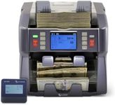 AccuBANKER AB ValueSwitch Mixed Bill Money Counter with Touchscreen, Built-In Printer, Serial Number Capture, Dual User Operation, Reject Pocket, 6-Point Counterfeit Detector, USD/EUR, Dispense Mode