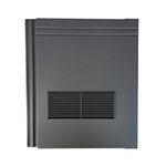 Beddoes Products Roof Tile Vent for Redland Stonewold II MK2 with Flexi Pipe Adaptor (Grey - Smooth)