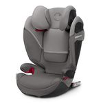 Cybex Gold Solution S-Fix High Back Booster Car Seat, For Cars with and without ISOFIX, Group 2/3 (15-50 kg), From Approx 3-12 Years, Soho Grey