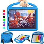 iPad 10th Generation Case 2022 Kids, iPad Air 5th/4th Gen Case 10.9 inch, TrendGate Shockproof iPad Pro/Air 11 Inch Case with Handle Stand and Pencil Holder for iPad 10/Air 6/Air 5/Air 4/Pro 11 - Blue