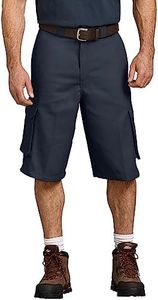 Dickies Men's 13 Inch Loose Fit Twill Cargo Short, Dark Navy, 42