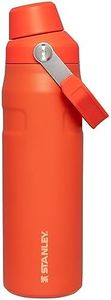 Stanley IceFlow Fast Flow Water Bottle 24 oz | Angled Spout Lid | Lightweight and Leakproof for Travel and Sports | Insulated Stainless Steel | BPA-Free | Tigerlily