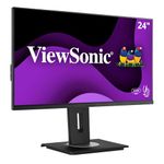 ViewSonic VG245 24 Inch IPS 1080p Monitor Designed for Surface with Advanced ergonomics, 60W USB C, HDMI and DisplayPort inputs for Home and Office