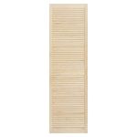 Louvre Door – Pine Wood – Vented Open – Ready to Paint Internal Louvre Cupboard Doors – Slatted Wardrobe Doors – Various Sizes (1700mm (67") Height, 494mm (17.2") Width)