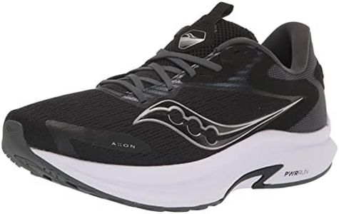 Saucony Men's Axon 2 Sneaker Black/White 10 US