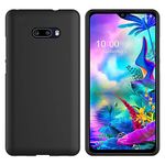 ZELFO 4 Side Full Protection Back Cover Case for LG G8X ThinQ - (Black)