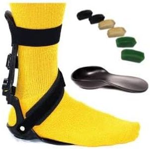 Step-Smart Brace for Drop Foot/AFO (Right Foot, Small/Medium) w/Hip Square for alternate foot alignment, Adjustable Foot Drop Brace for Walking or Running with Shoes, Made in the U.S.A.