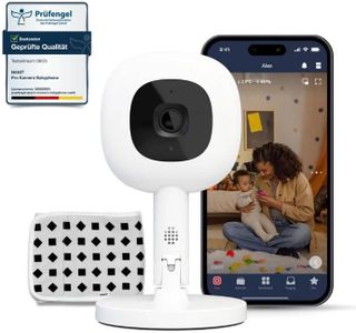Nanit Pro Babyphone mit Kamera, Flex-Ständer & Atemband - Baby Kamera mit 1080p Video & Audio, Bewegungs-Alarm, WLAN, iOS/Android - Weiß