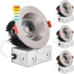 LUXRITE 4 Inch LED Recessed Lightin