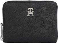 Tommy Hilfiger Women Wallet Emblem Small, Multicolor (Black), One Size