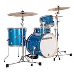 Ludwig Breakbeats by Questlove 4-Piece Shell Pack - 16/14SD/13FT/10, Blue Sparkle