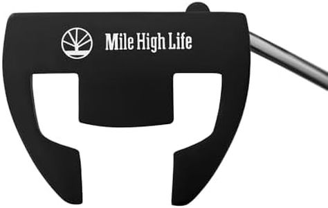 Mile High Life Men’s Golf Putter w Premium Grip | Right Handed Putters w Aim Line | Entry Level Golfer Putter | Value Alternative to Major Brands