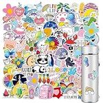 100 PCS Water Bottle Stickers, Cute Vinyl Waterproof Stickers Cartoon Stickers Aesthetic Laptop Stickers for Phone Skateboard Scrapbook Luggage Car Decals for Adults Teens Kids Girls, Animal