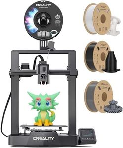 Creality Ender 3 V3 KE 3D Printer, 500mm/s Max Speed 3D Printers Bundle with Creality High-Speed ABS Filament Black+White+Grey