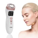 Mini HIFU Facial Machine, Ultrasonic RF Beauty Device Enhanced with EMS Facial Massager Technology, Used for Anti-Wrinkle Skin Rejuvenation, Lifting, Firming, and Wrinkle Removal, White