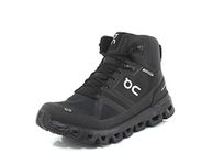 ON Cloudrock Waterproof 1 Women's Running Shoes, All Black, 7