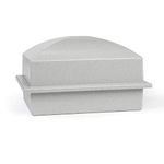 Crowne Vault Burial Urn Vault | Outer Container to Hold Adult Urn for Cremation Ashes for Ground Burial | Made in The USA (Regent, Granite Grey)