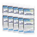 Primacare CB-6841-CS Emergency Foil Mylar Thermal Blanket, 84-Inch Length X 52-Inch Width (Pack of 10)