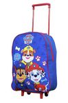 trolleys Paw Patrol Kids Cabin Bag Suitcase - Lightweight with Wheels and Telescopic Handle - Ideal for Short Breaks, Holidays, Sleepovers, and School Trips