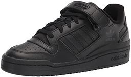 adidas Originals Men's Forum Low Sneaker, Black/Black/Black, 6