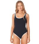 Rip Curl Women's Premium Surf Cheeky One Piece Swimsuit, Black, X-Large