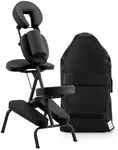 DR.LOMILOMI Aluminum Light-Weight Adjustable Folding Portable Massage Chair for Full Body with Backpack 402 - Keanu, Ideal as a Massage Office Chair and Office Massage Chair