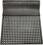 ybaymy Rubber Drainage Mat 150 x 90 cm Large Outdoor Rubber Entrance Mats Rubber Floor Mat with Holes Anti Fatigue None Slip Commercialfor Industrial Kitchen Restaurant Bathroom