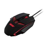 Acer Nitro NMW810 Wired Optical Gaming Mouse I Upto 4000 DPI I Six-Level Adjustable DPI I Eight Buttons Including Burst Fire I RGB: Six Lighting Modes (Changes with DPI) I Black