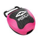 Shock Doctor Mouthguard Case, Transparent Pink, Youth One Size