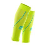 CEP - CALF SLEEVE 2.0 for men | Run compression calf sleeves in green/light blue, size V