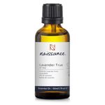 Naissance True Lavender Essential Oil (No. 102) 50ml - Pure, Natural, Cruelty Free, Vegan, Steam Distilled and Undiluted - Relaxing & Soothing - for Diffusers, Aromatherapy & Massage Blends