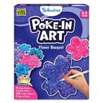 Skillmatics Art & Craft Activity - Poke-in Art Flower Bouquet, Mess-Free Sewing Art for Kids, Craft Kits, DIY Activity, Christmas Gifts for Girls & Boys Ages 4, 5, 6, 7, 8, 9