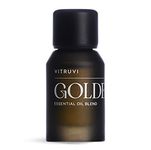 Vitruvi Golden, Bright Essential Oil Blend, 100% Pure Grapefruit, Lavender, Peppermint, Ginger Oil (0.5 fl.oz)