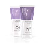 White Hot Brighten Duo: Brilliant Shampoo & Luminous Conditioner 200ml, lights up white & grey hair, banishes brassy tones, purple shampoo