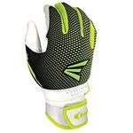 Easton HYPERLITE Fastpitch Softball Batting Gloves | Pair | Womens | X Large | Optic Yellow | 2020 | Flexible & Lightweight Sublimated Design | Durable 2 Piece Palm | Comfort Neoprene Band Strap