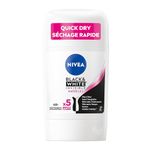 NIVEA Black & White Invisible 48H Protection Water Lily Anti-Perspirant Stick, 51g