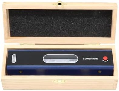 Nakkaa 8 Inch Master Precision Level with Wooden Box Accuracy 0.0002"/10" for Checking the Straightness Parallelism The Surface of Machine Tools Equipment